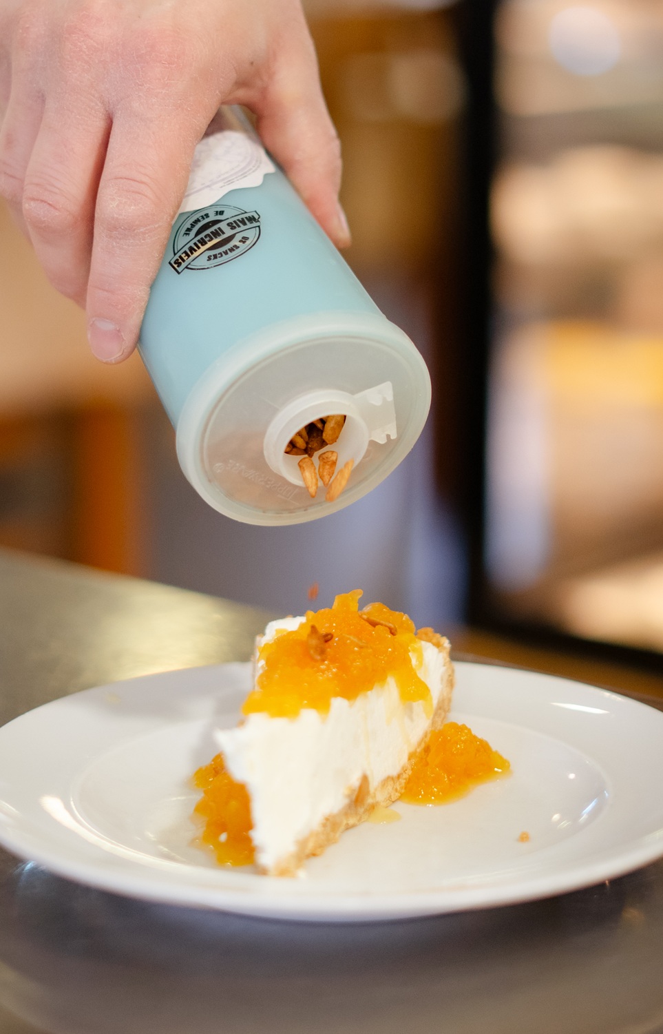 A tarte da Fátima sobremesa semelhante a cheese cake mas imperdível com requeijão e doce de abóbora