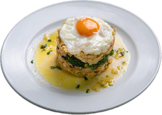 O lusitano prato de bacalhau inovador muito saboroso